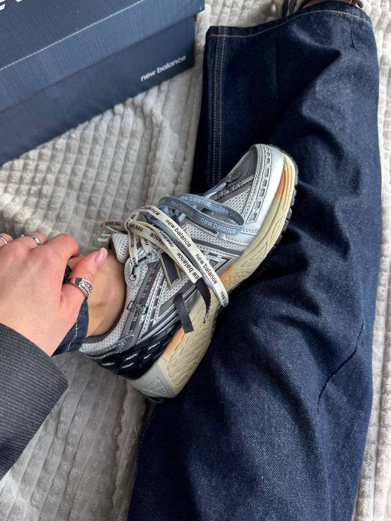 Кросівки NB 1906A Double Lacas Silver Grey Black