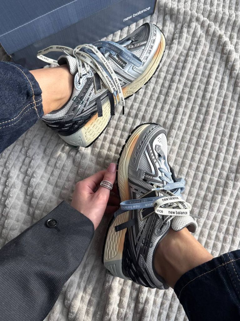 Кросівки NB 1906A Double Lacas Silver Grey Black