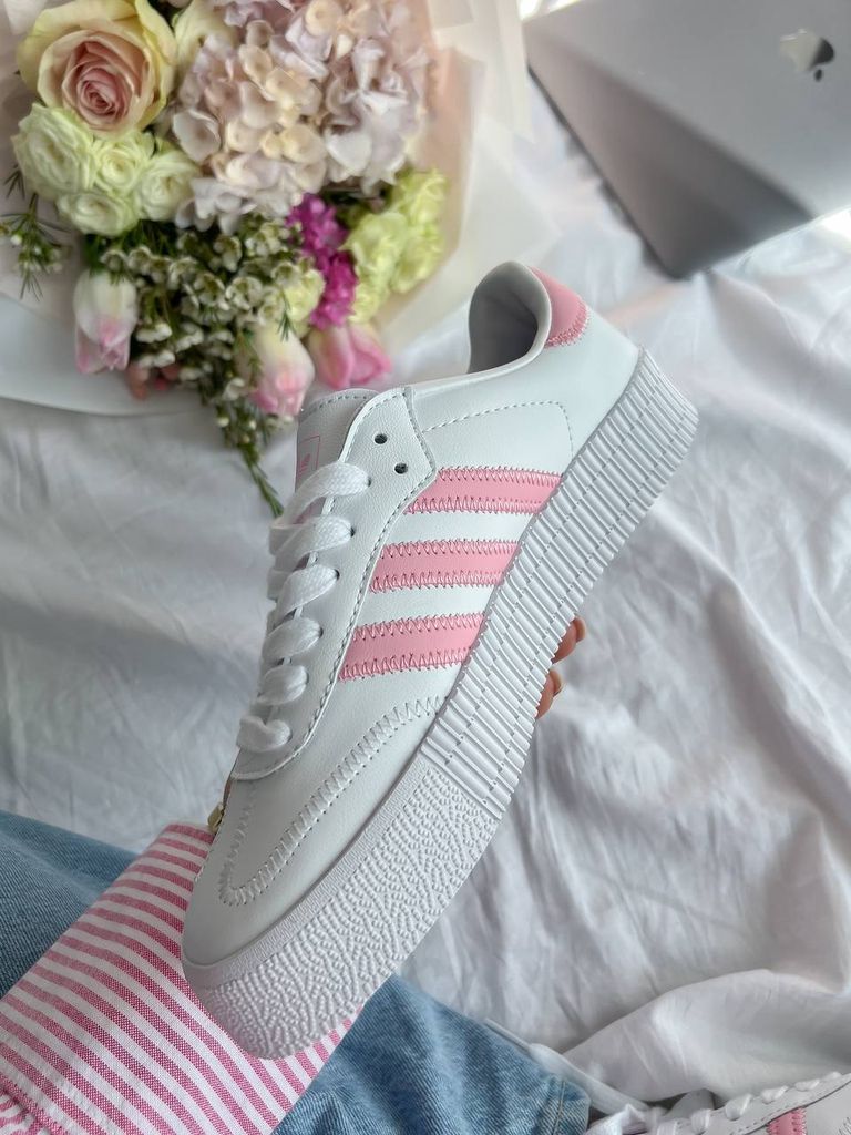 Кросівки Adidas Samba White Pink