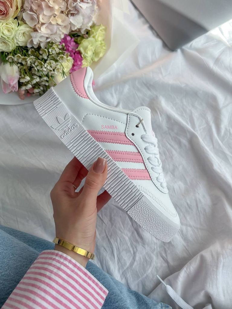 Кросівки Adidas Samba White Pink