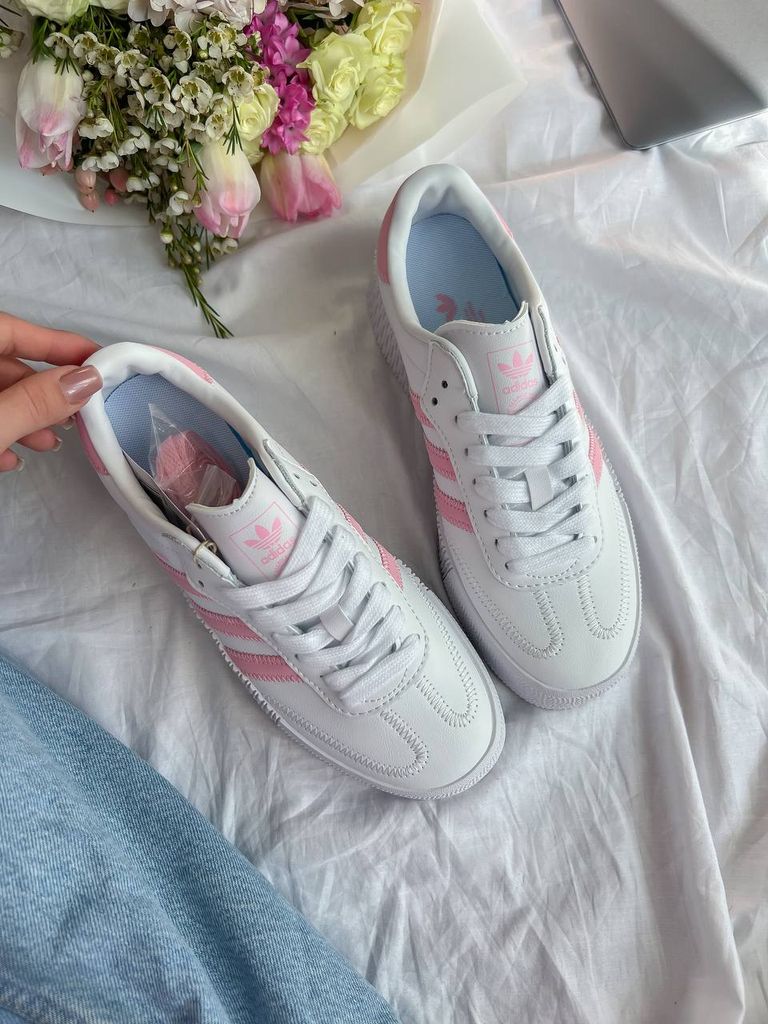 Кросівки Adidas Samba White Pink