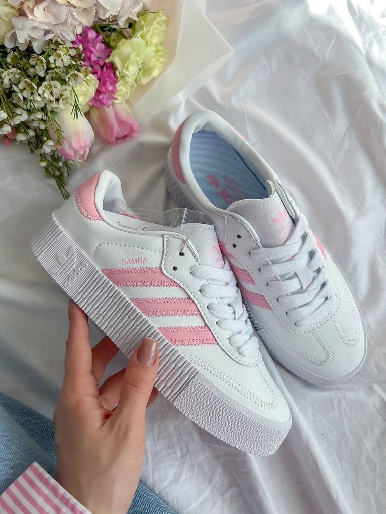 Кросівки Adidas Samba White Pink