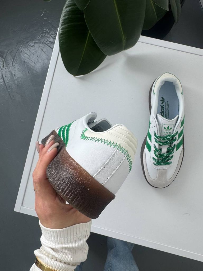 Кросівки Adidas Samba Platform White Green