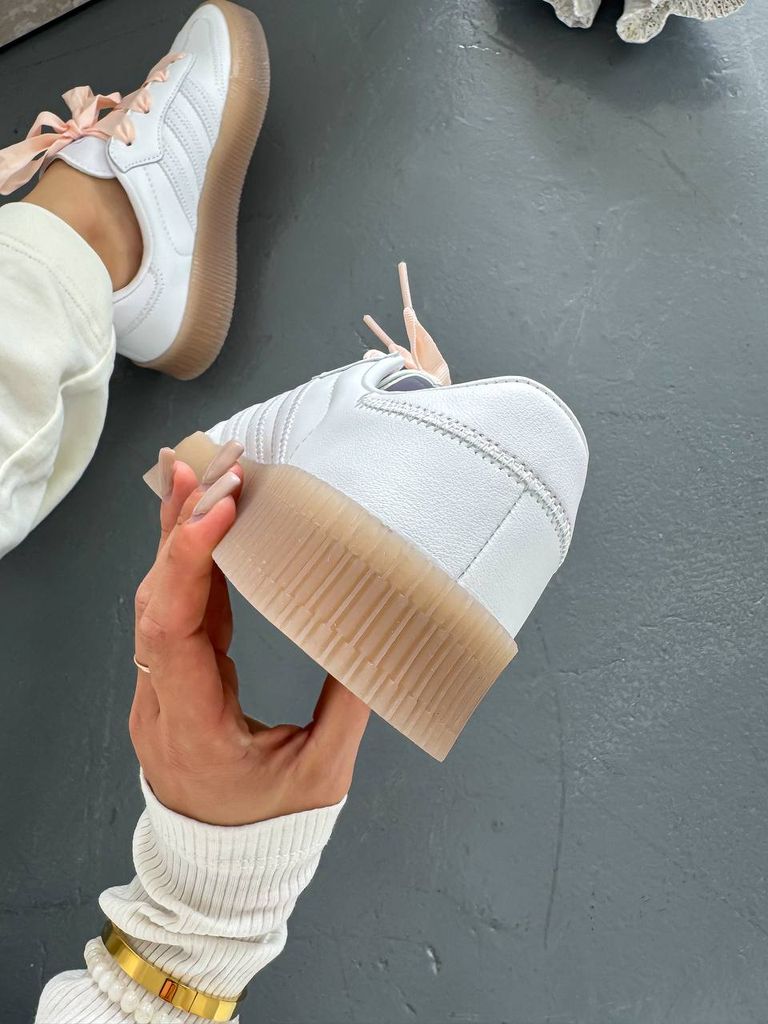 Кросівки Adidas Samba Platform Full White