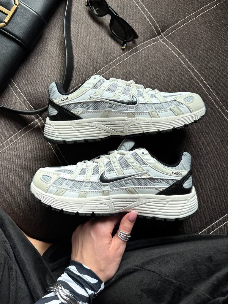 Кросівки білі Nike P-6000 White Black