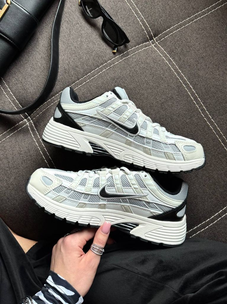 Кросівки білі Nike P-6000 White Black