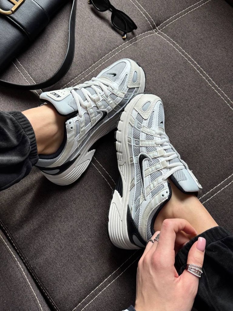 Кросівки білі Nike P-6000 White Black