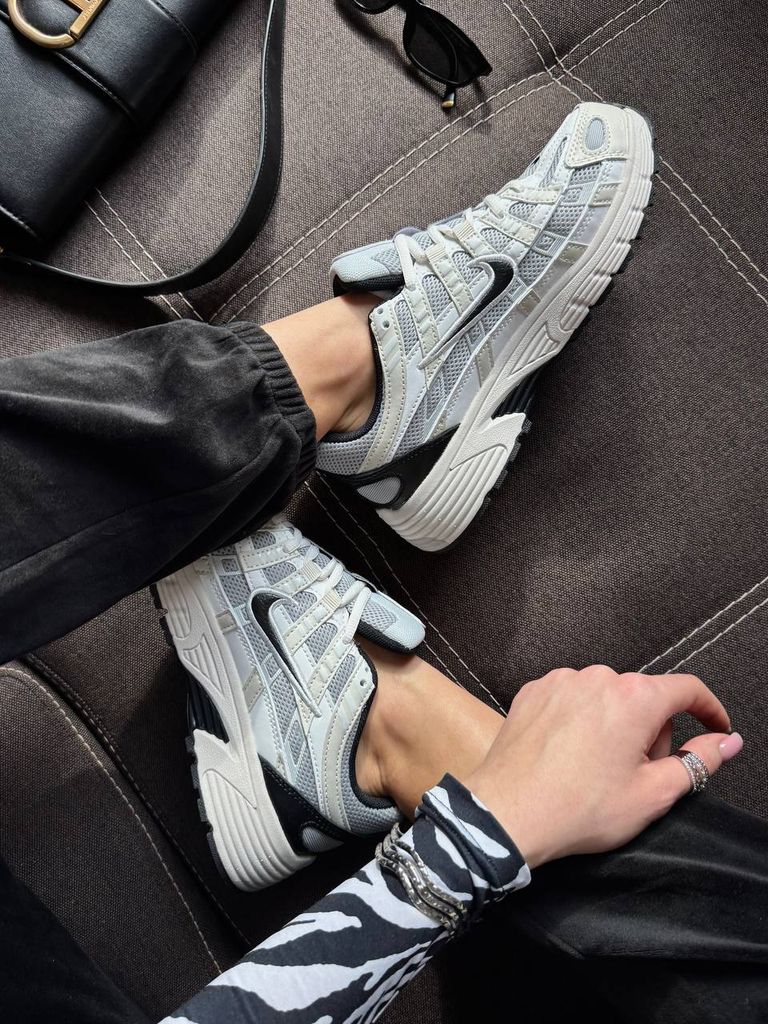Кросівки білі Nike P-6000 White Black