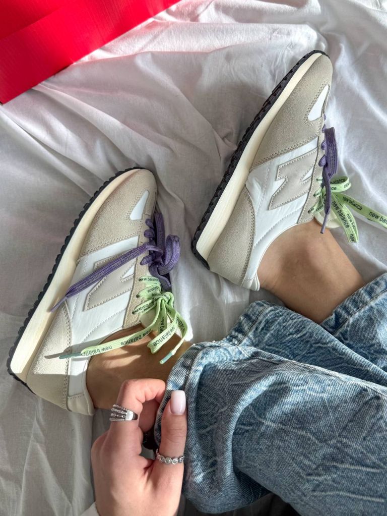 Кросівки біло-бежеві New Balance 471 White Beige