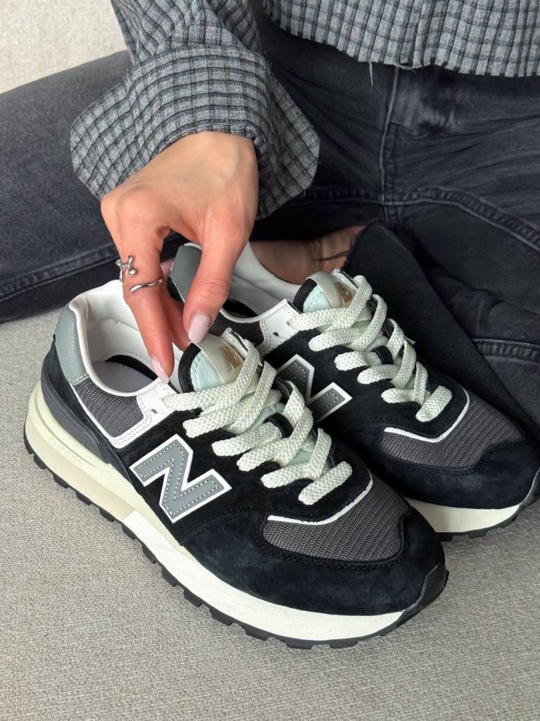 Кросівки чорно-сірі New Balance 574 Black