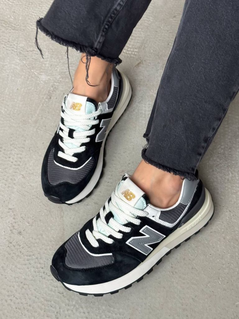 Кросівки чорно-сірі New Balance 574 Black