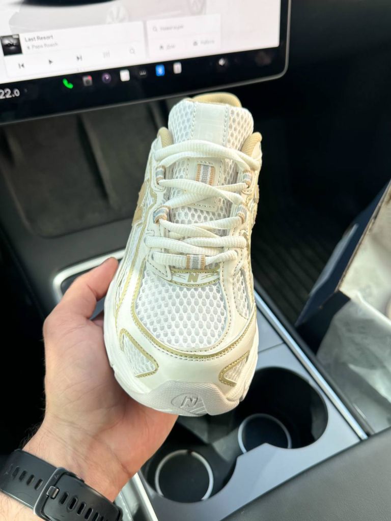 Кросівки білі New Balance NB 740 White Yellow