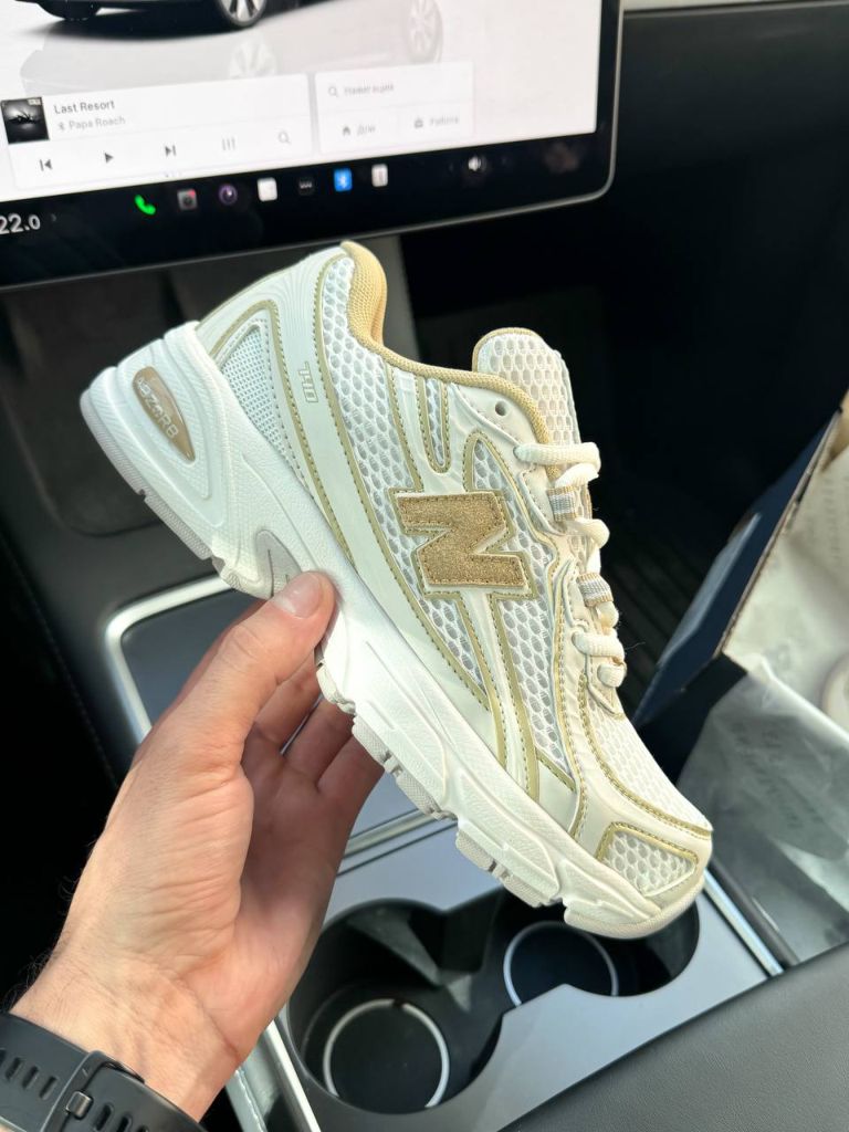 Кросівки білі New Balance NB 740 White Yellow