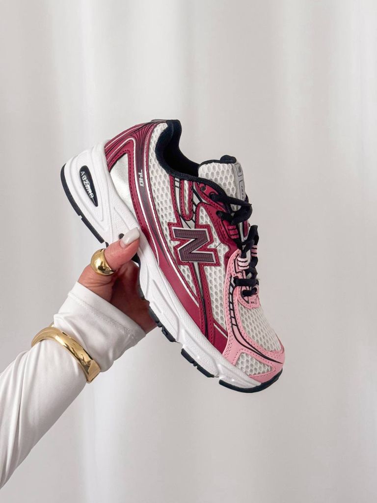 Кросівки New Balance 740 White Burgundy