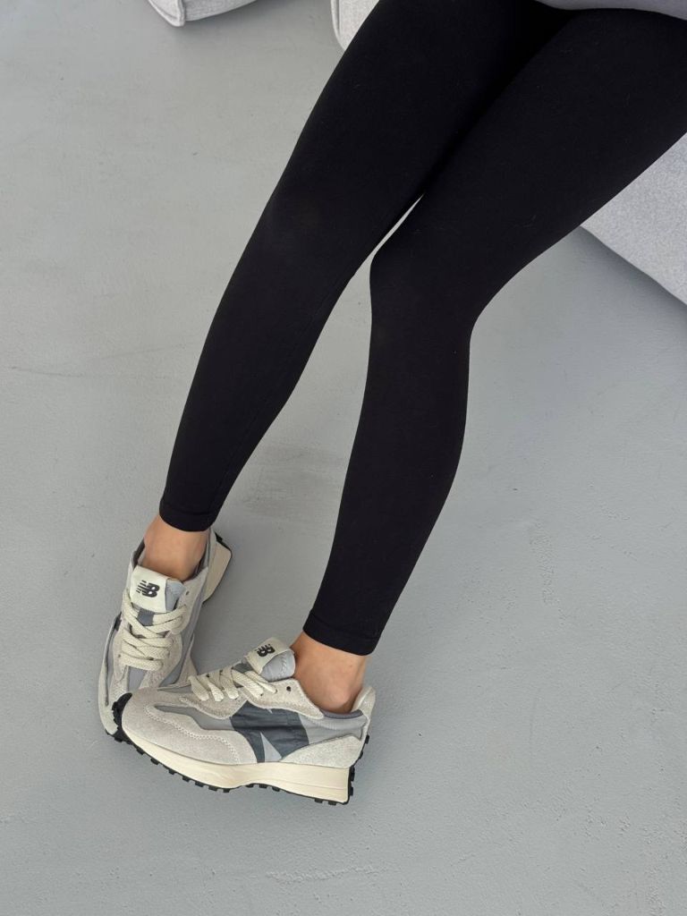 Кросівки сірі замшеві New Balance 327 Grey Black