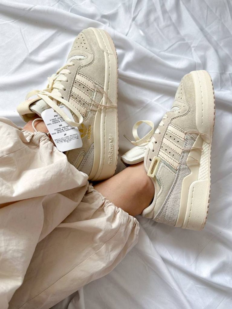 Кросівки бежеві Adidas Forum Beige Premium
