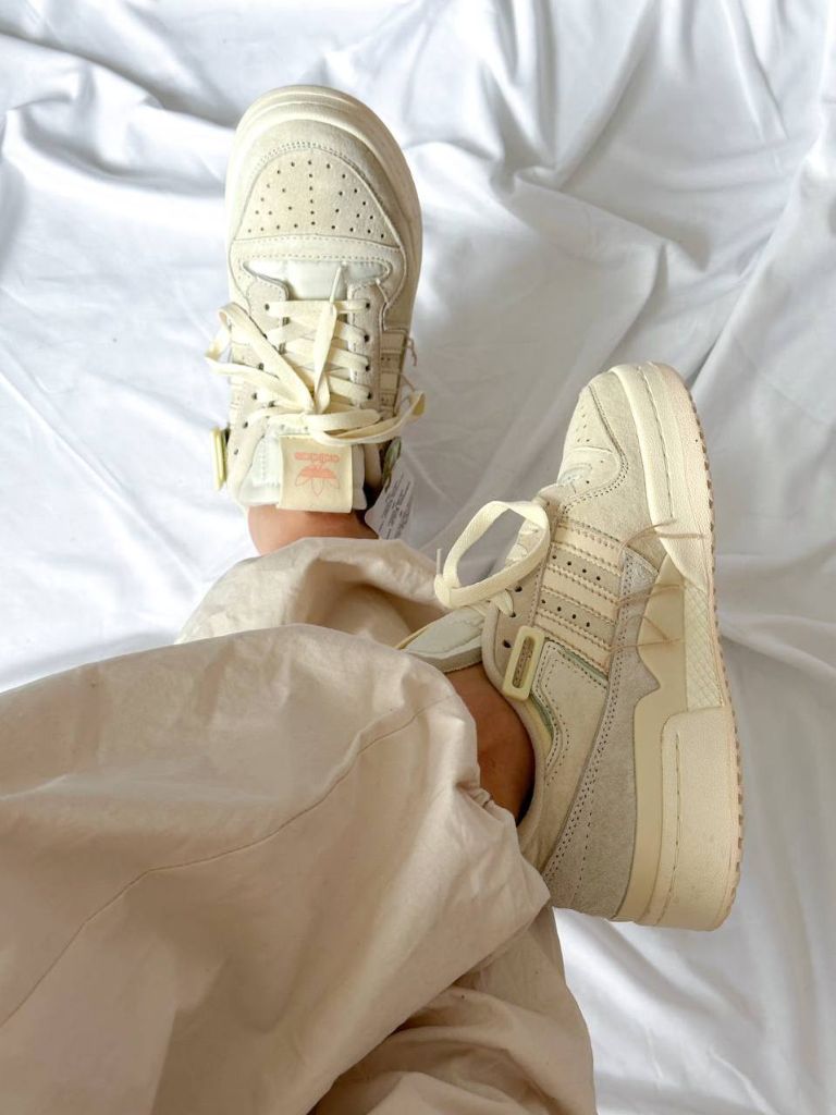 Кросівки бежеві Adidas Forum Beige Premium