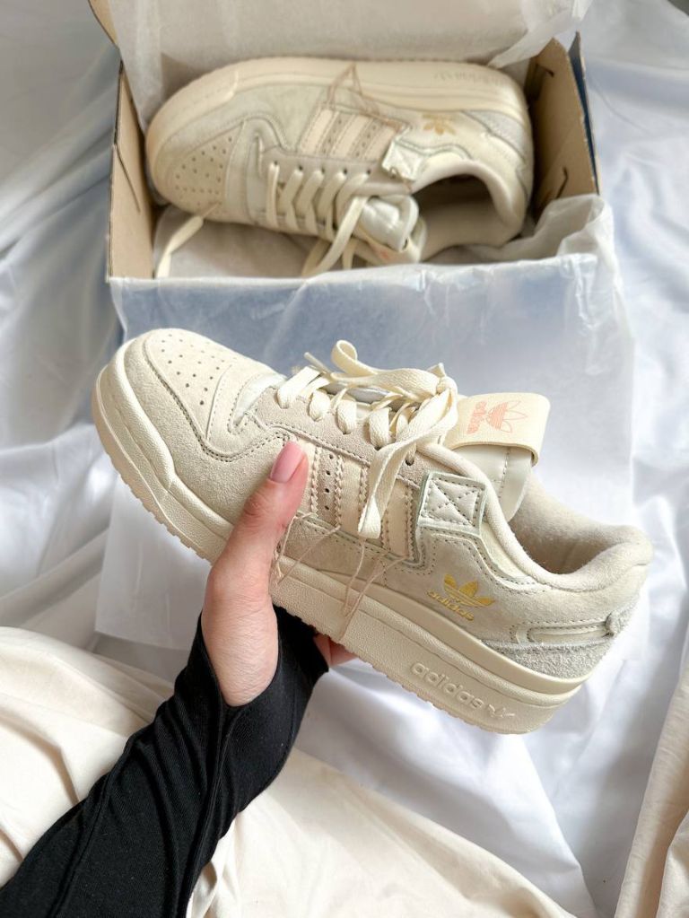 Кросівки бежеві Adidas Forum Beige Premium