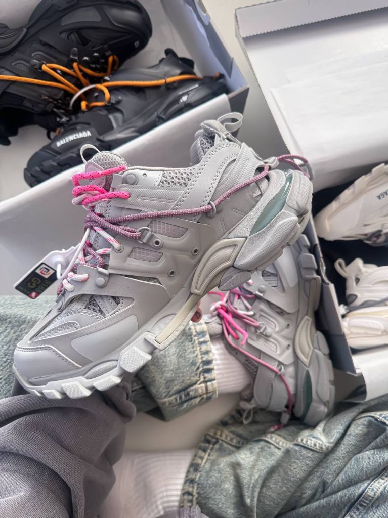Кросівки Balenciaga Track Trail Laces WMNS Grey Pink