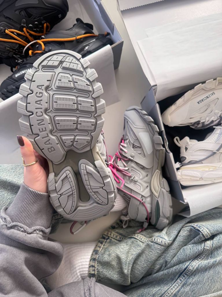 Кросівки Balenciaga Track Trail Laces WMNS Grey Pink