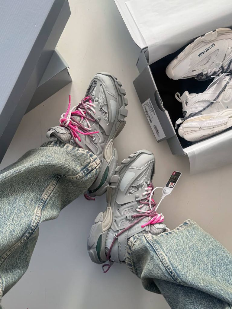 Кросівки Balenciaga Track Trail Laces WMNS Grey Pink