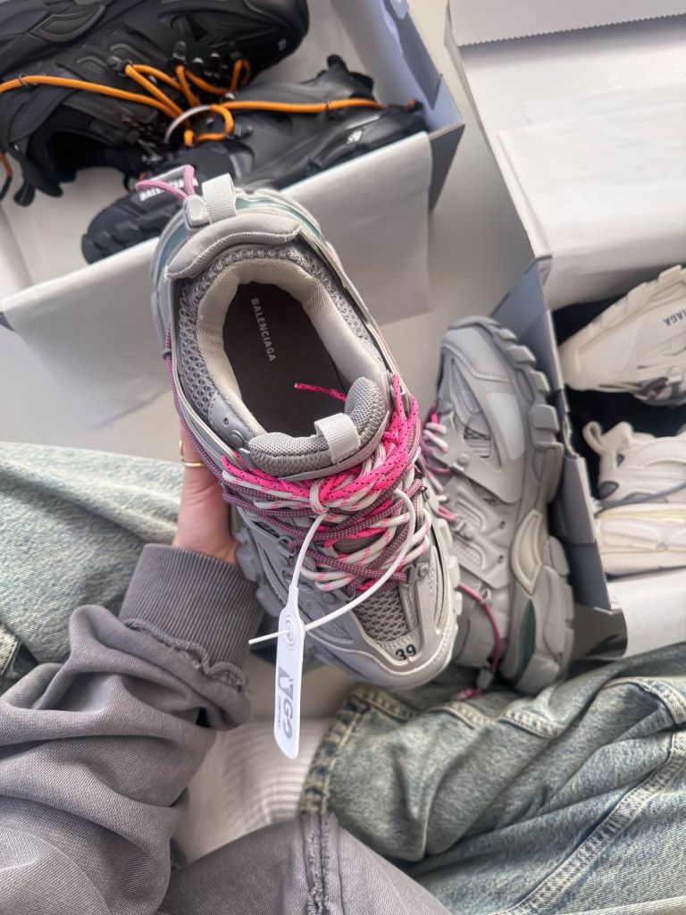 Кросівки Balenciaga Track Trail Laces WMNS Grey Pink