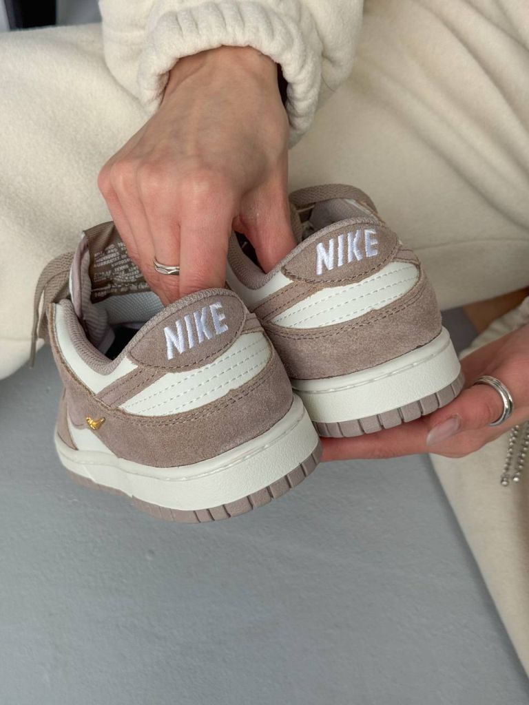 Кросівки бежеві Nike Dunk Low Sail Beige