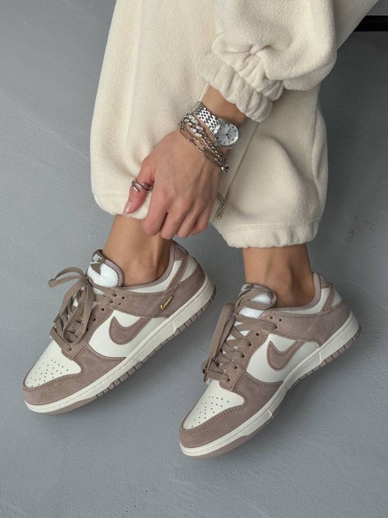 Кросівки бежеві Nike Dunk Low Sail Beige