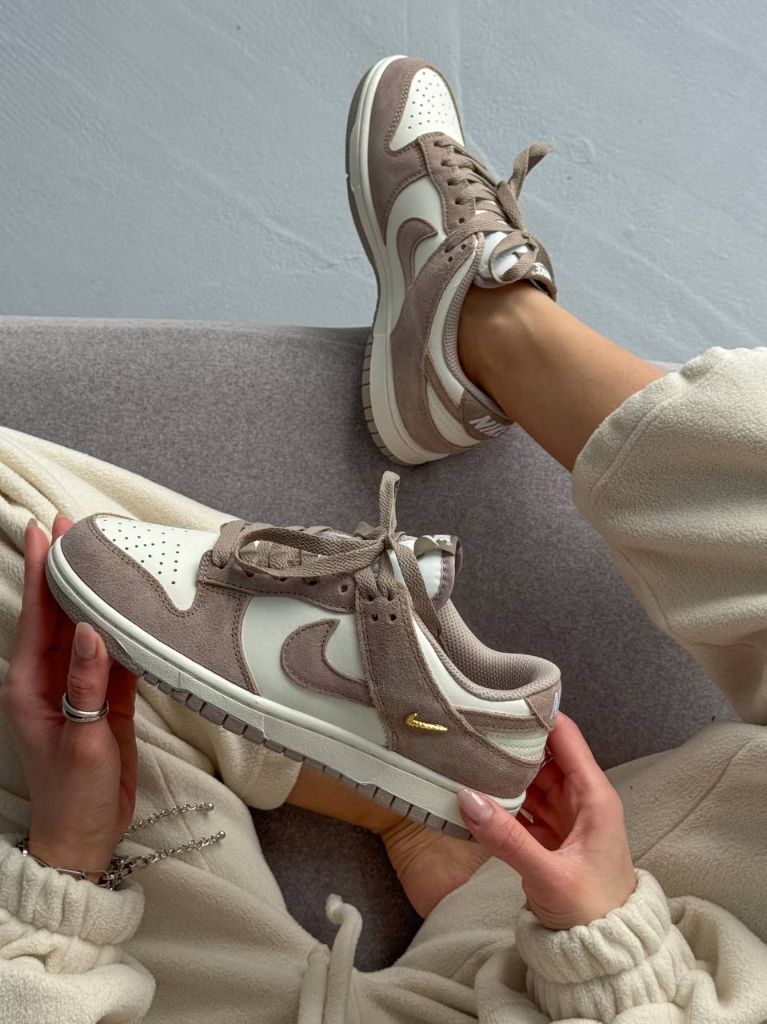 Кросівки бежеві Nike Dunk Low Sail Beige