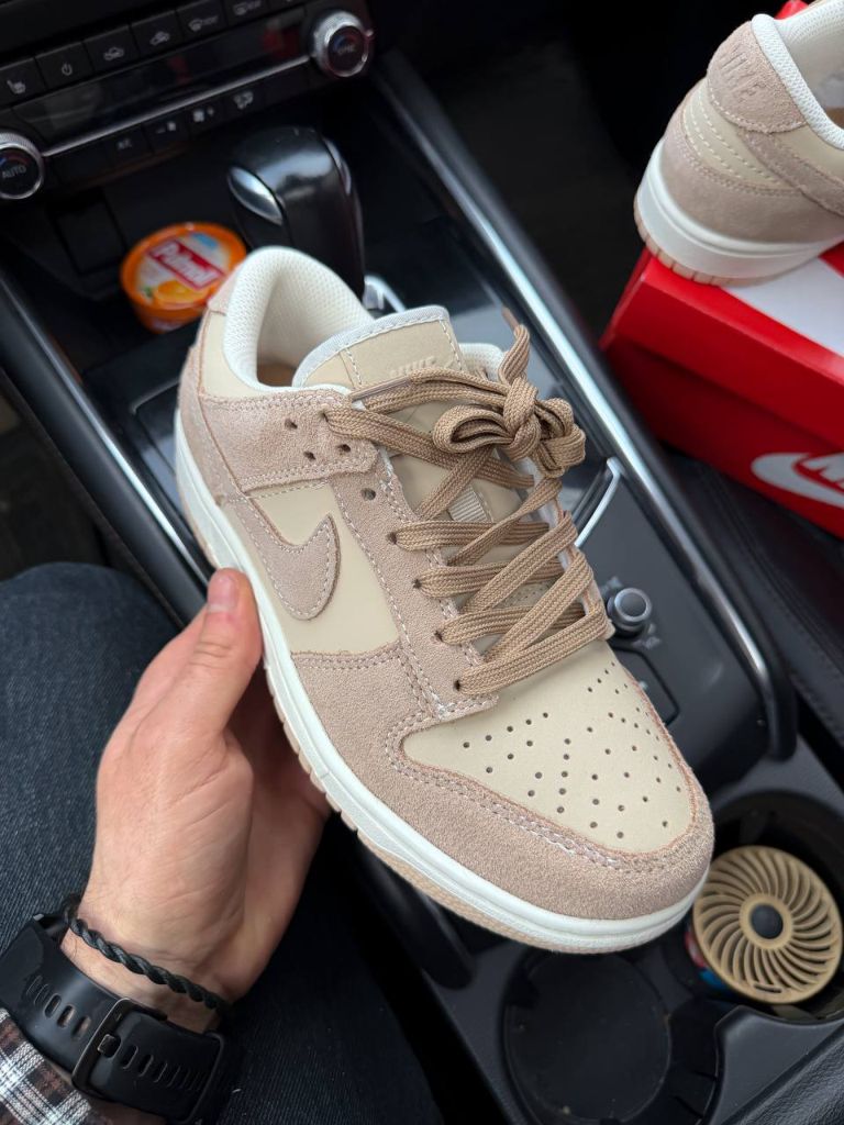 Кросівки бежеві Nike Wmns Dunk Low Brown