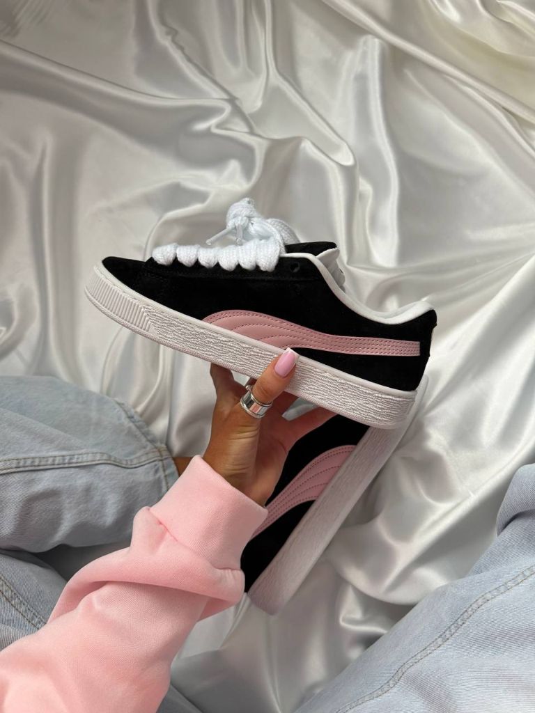 Кеди Puma Suede XL Pink Black