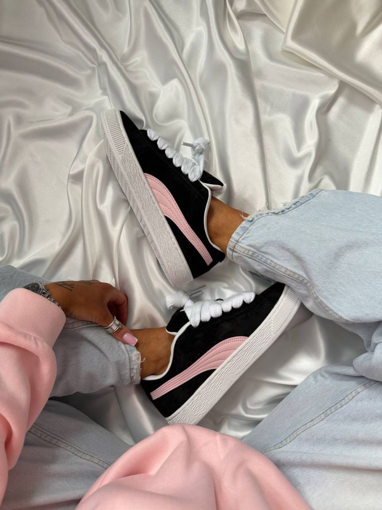 Кеди Puma Suede XL Pink Black