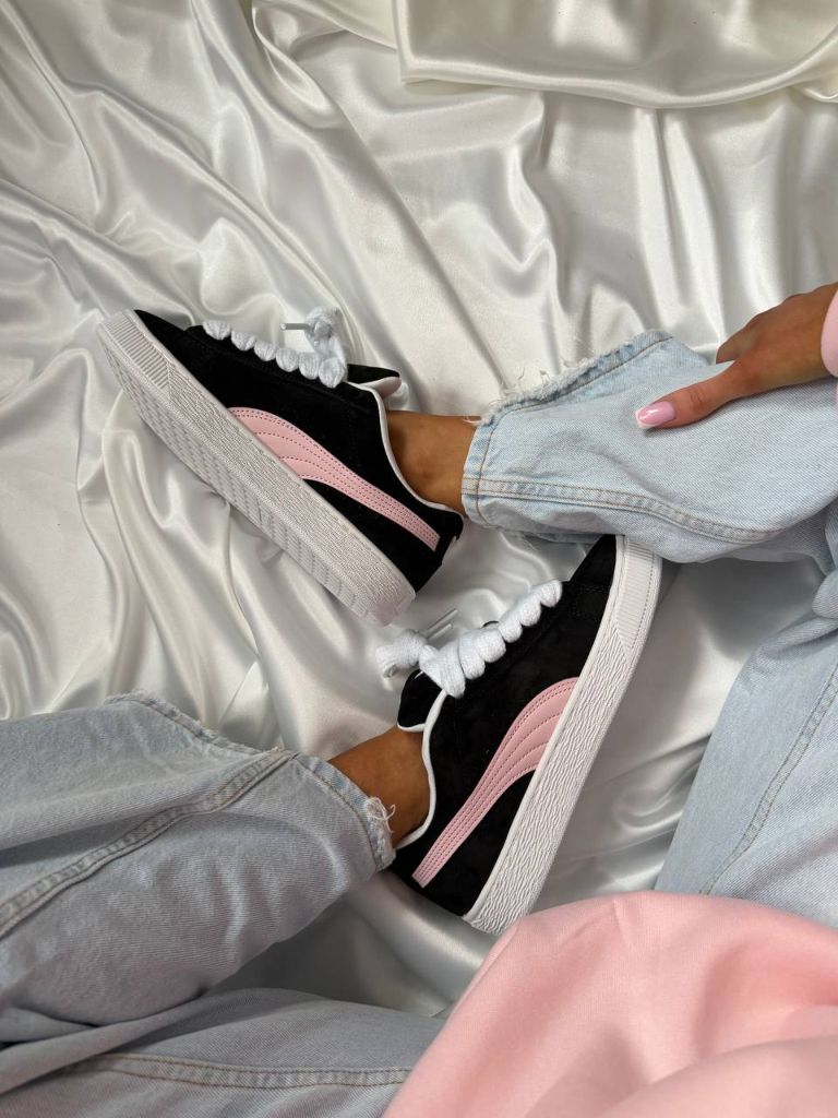 Кеди Puma Suede XL Pink Black