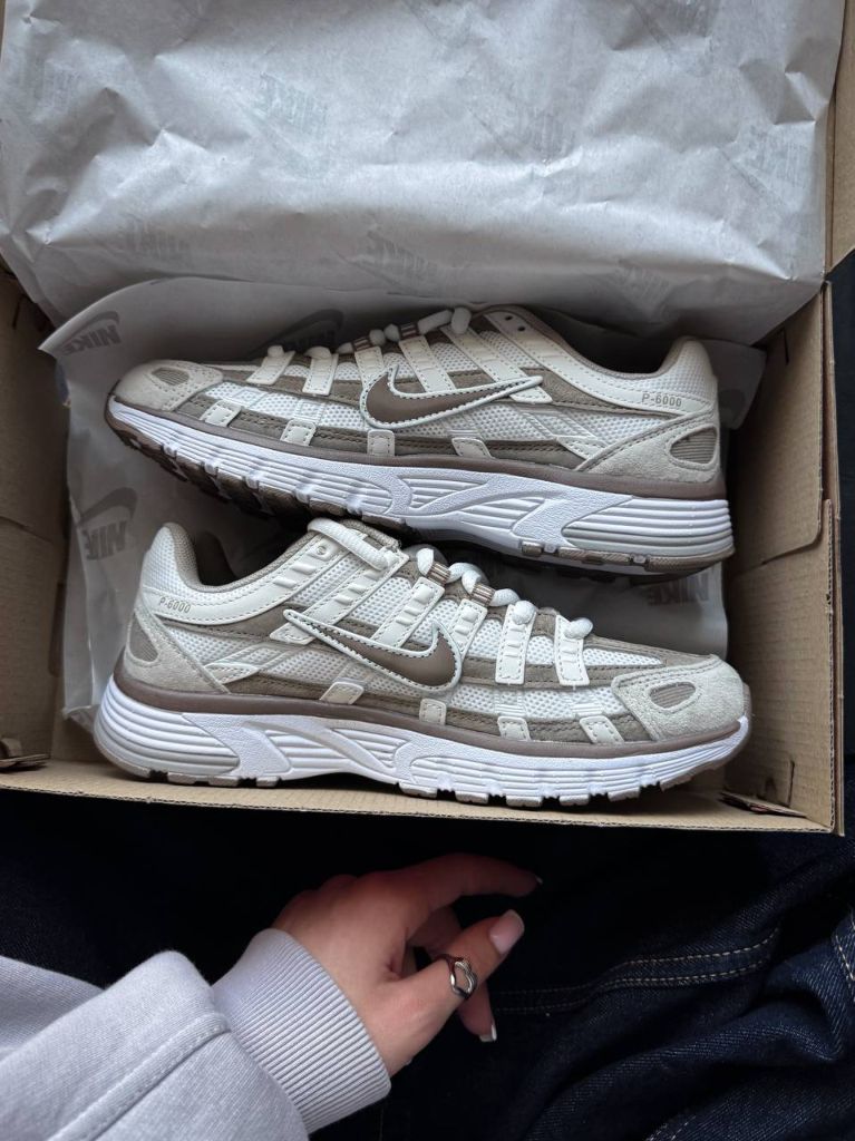Кросівки Nike P-6000 White Brown