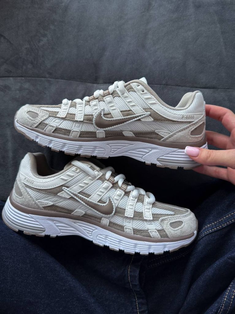 Кросівки Nike P-6000 White Brown