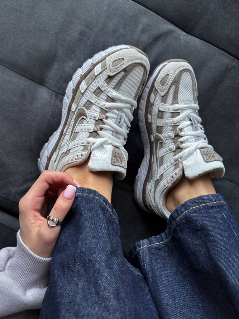 Кросівки Nike P-6000 White Brown