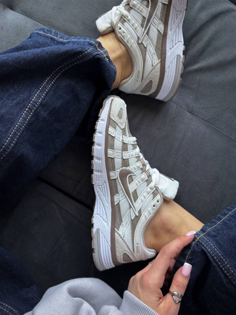 Кросівки Nike P-6000 White Brown