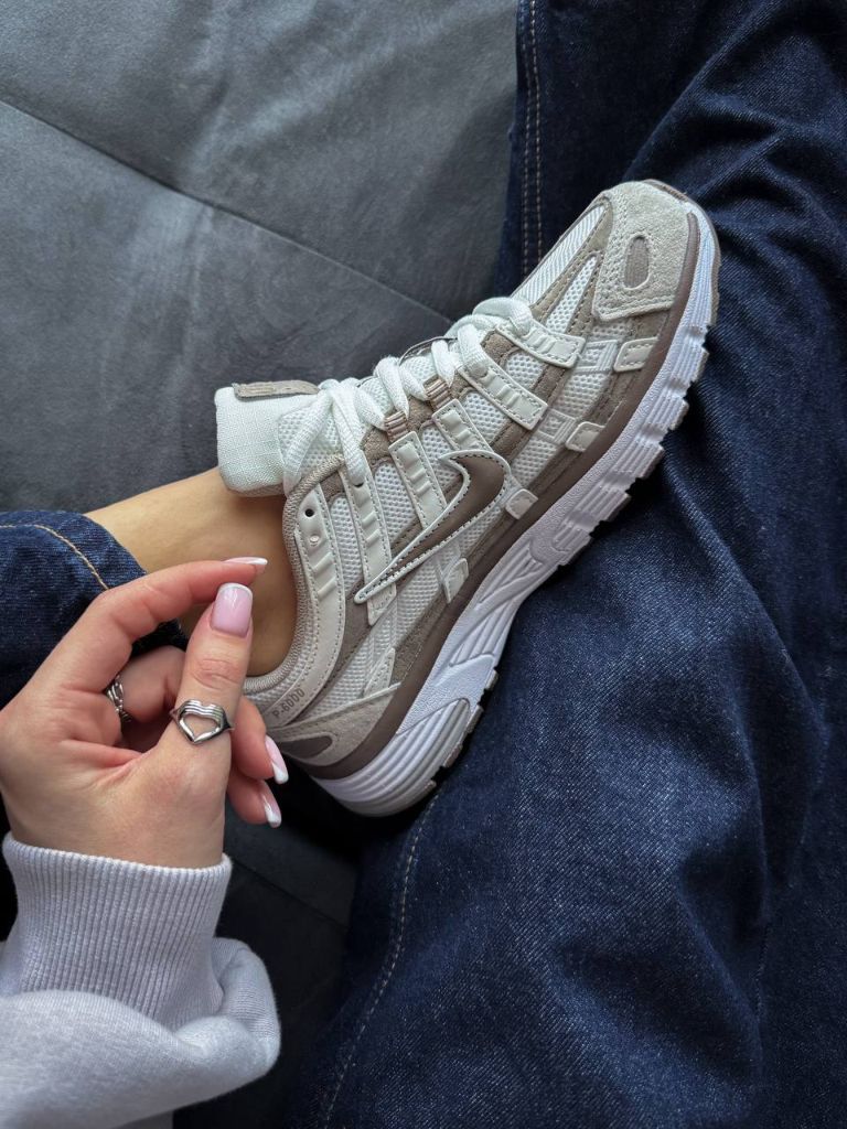 Кросівки Nike P-6000 White Brown