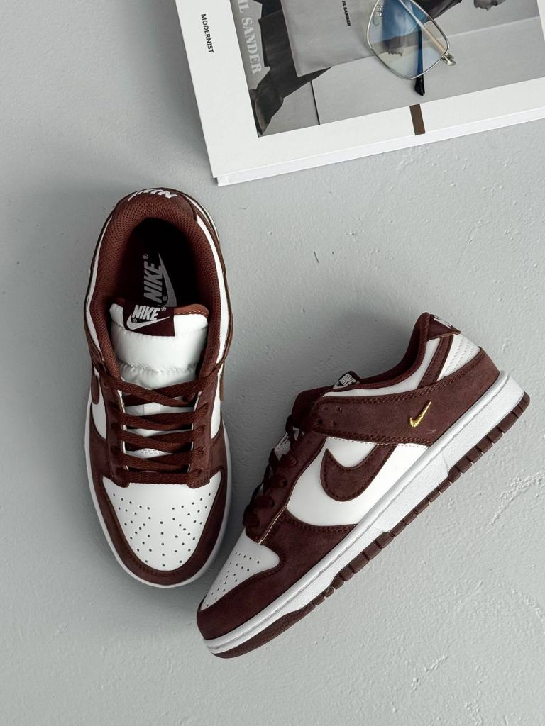 Кросівки Nike DUNK LOW Sail Red Sepia-Metallic Gold