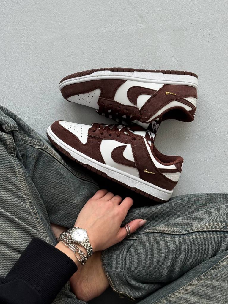 Кросівки Nike DUNK LOW Sail Red Sepia-Metallic Gold