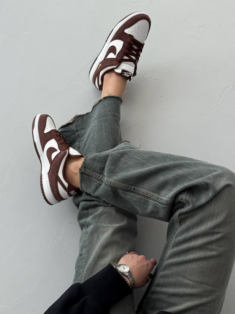 Кросівки Nike DUNK LOW Sail Red Sepia-Metallic Gold