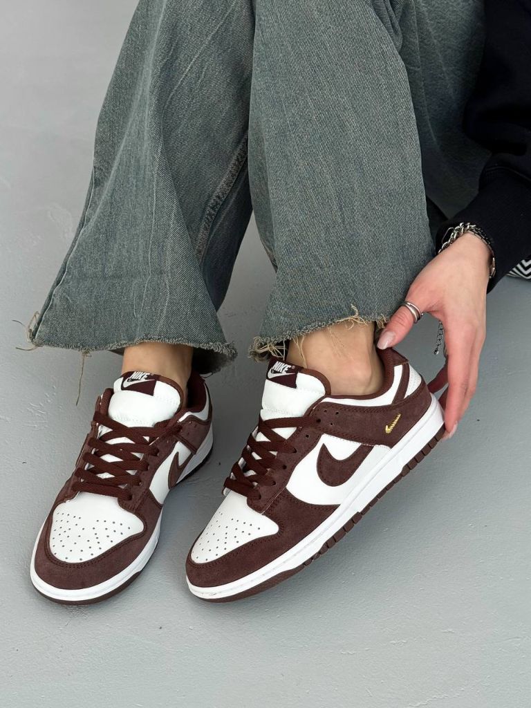 Кросівки Nike DUNK LOW Sail Red Sepia-Metallic Gold