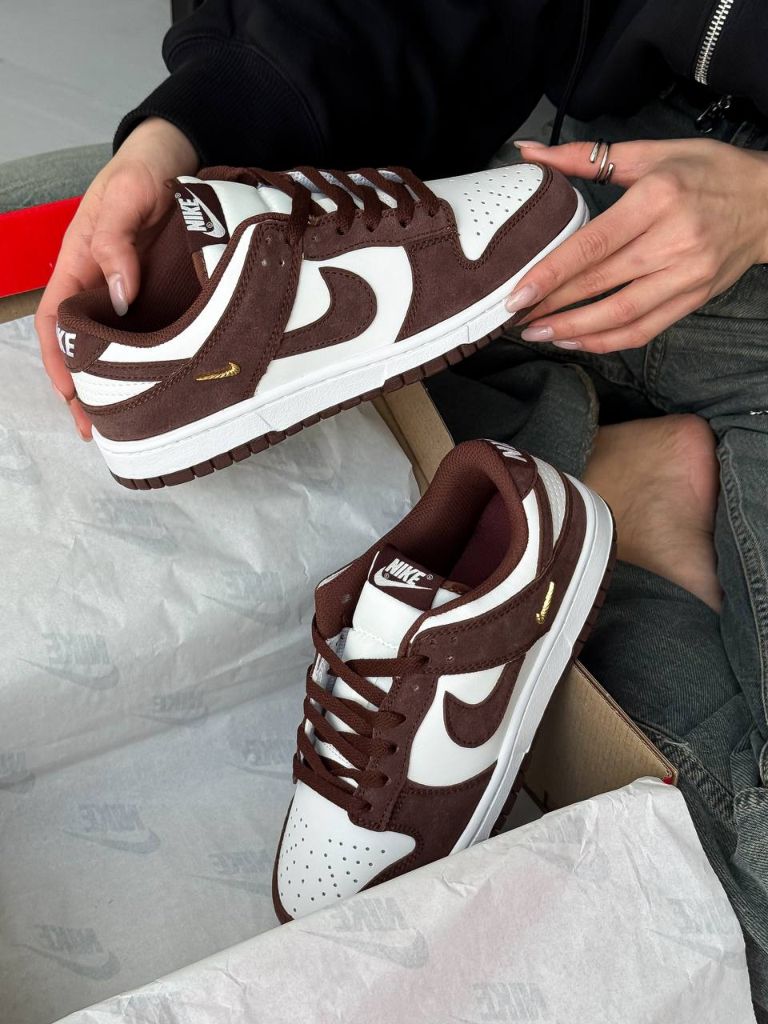 Кросівки Nike DUNK LOW Sail Red Sepia-Metallic Gold