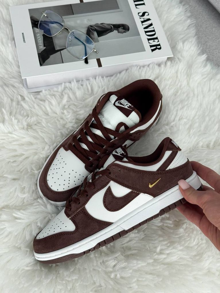 Кросівки Nike DUNK LOW Sail Red Sepia-Metallic Gold