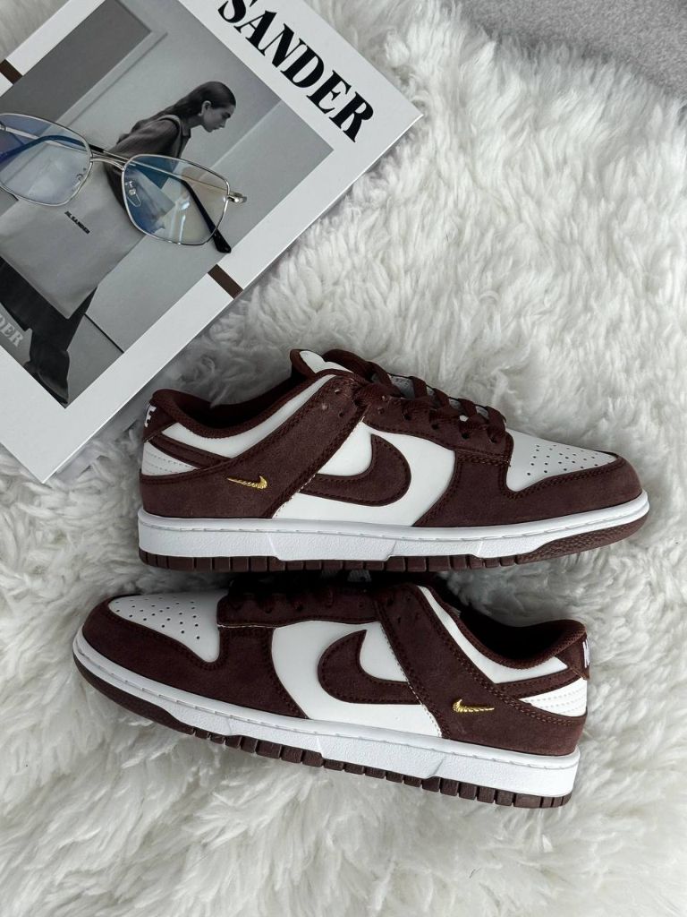 Кросівки Nike DUNK LOW Sail Red Sepia-Metallic Gold