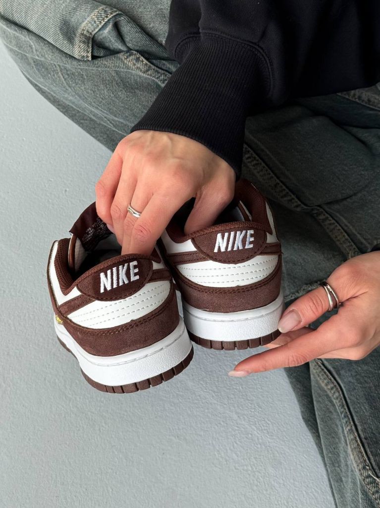 Кросівки Nike DUNK LOW Sail Red Sepia-Metallic Gold