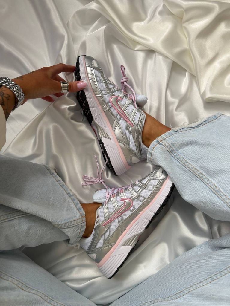 Кросівки Nike P-6000 White Elemental Pink 