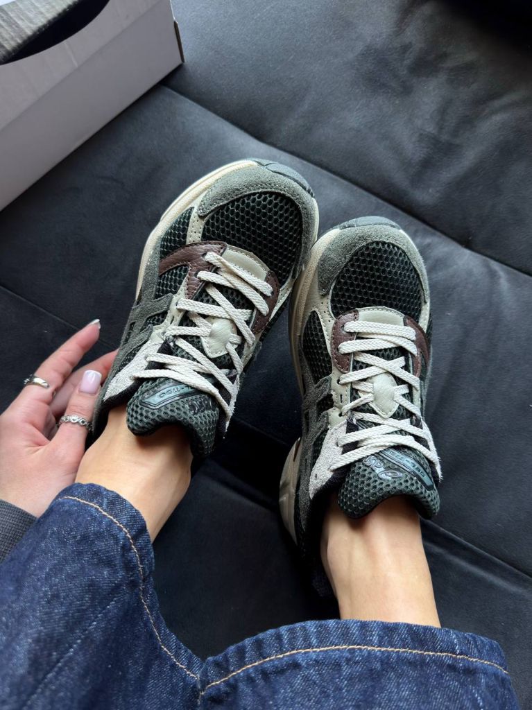 Кросівки хакі Asics Gel-1130 Khaki Brown Grey