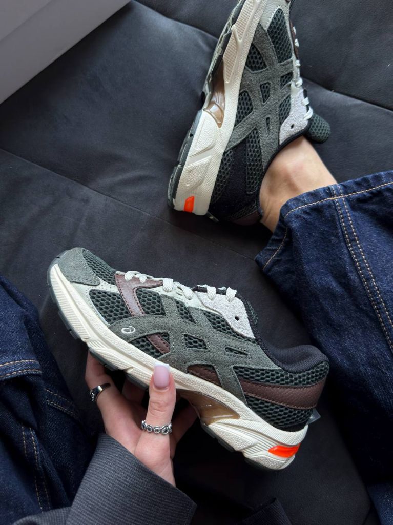 Кросівки хакі Asics Gel-1130 Khaki Brown Grey