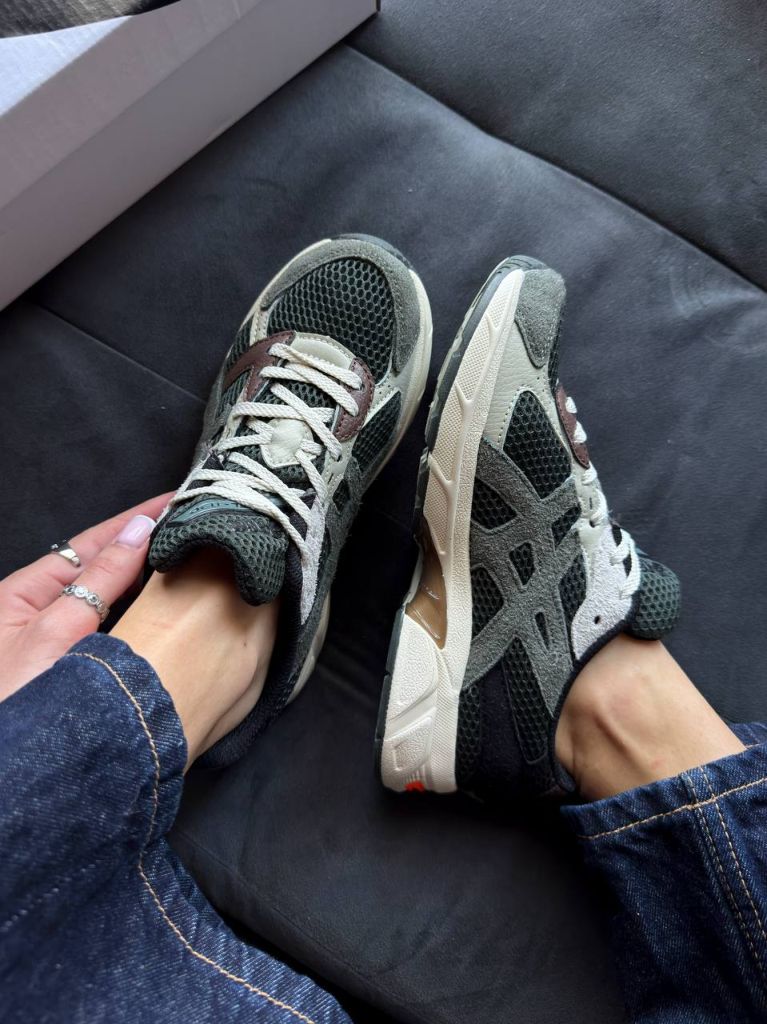 Кросівки хакі Asics Gel-1130 Khaki Brown Grey